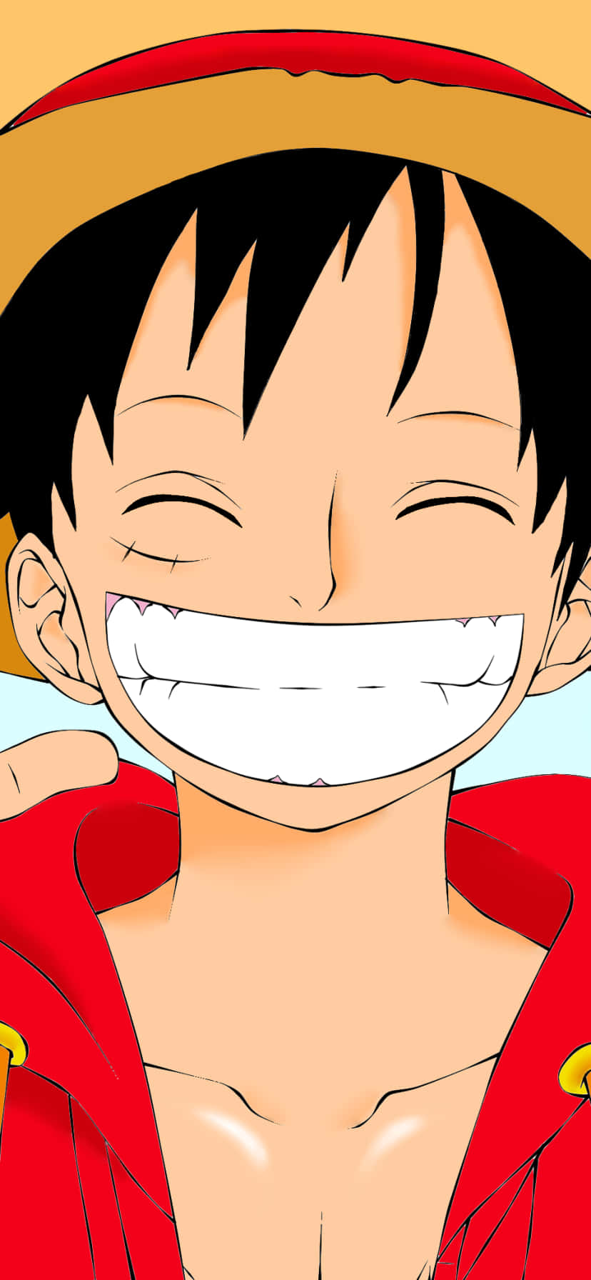 Cute Smiling Monkey D Luffy One Piece Luffy Iphone Background