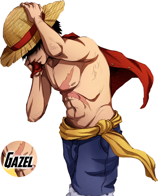 One Piece Luffy Straw Hat Adjustment PNG
