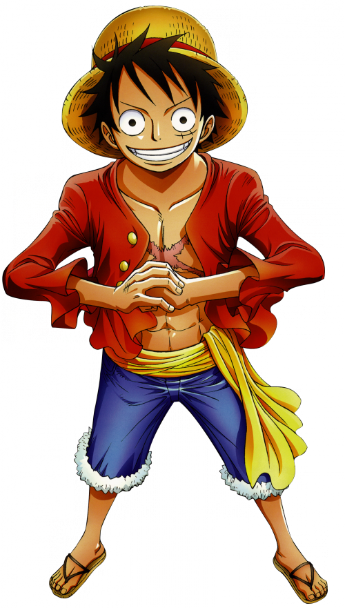 One Piece Luffy Straw Hat Pirate PNG