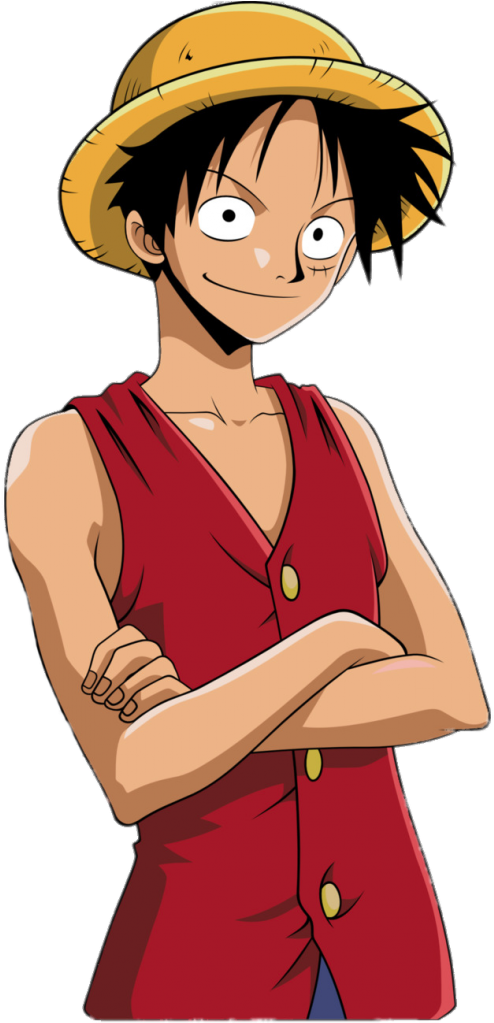 One Piece Luffy Straw Hat Smile PNG