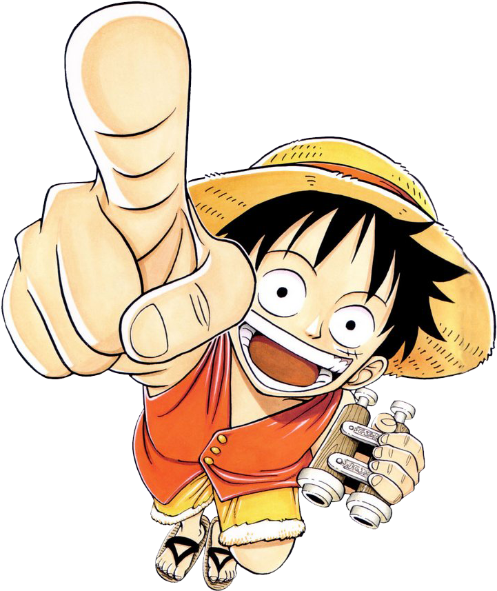One Piece Luffy Thumbs Up PNG