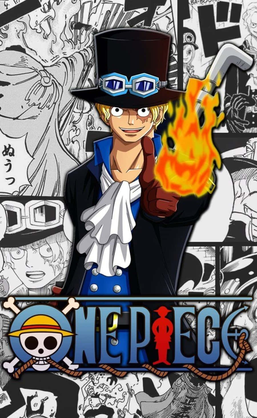 Straw Hat Pirates in Action Wallpaper