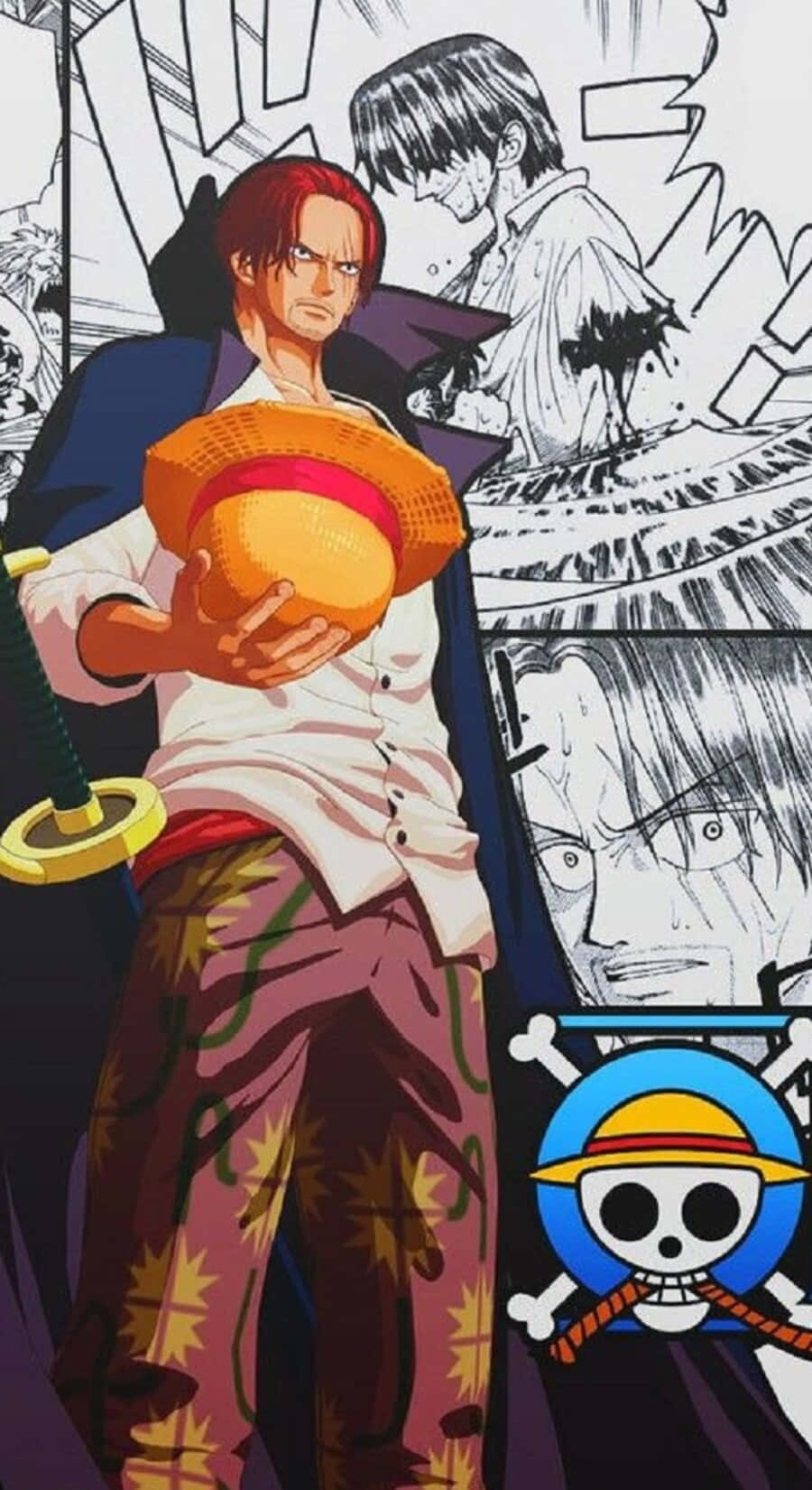 Straw Hat Pirates Crew from One Piece Manga Wallpaper