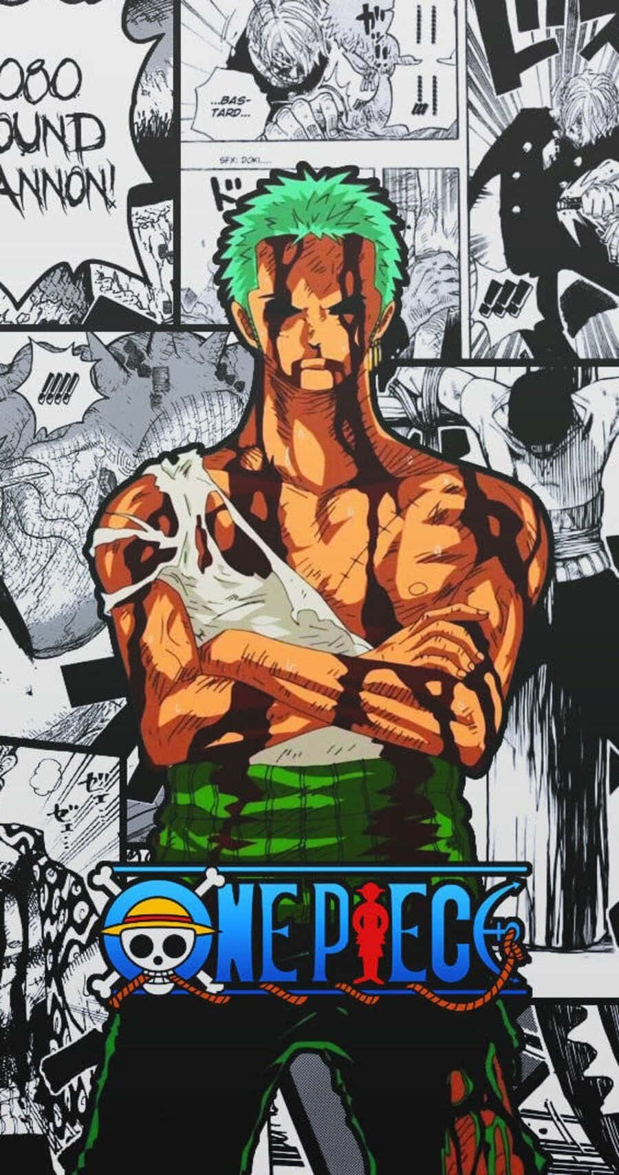 The Main Characters of One Piece Manga Wallpaper