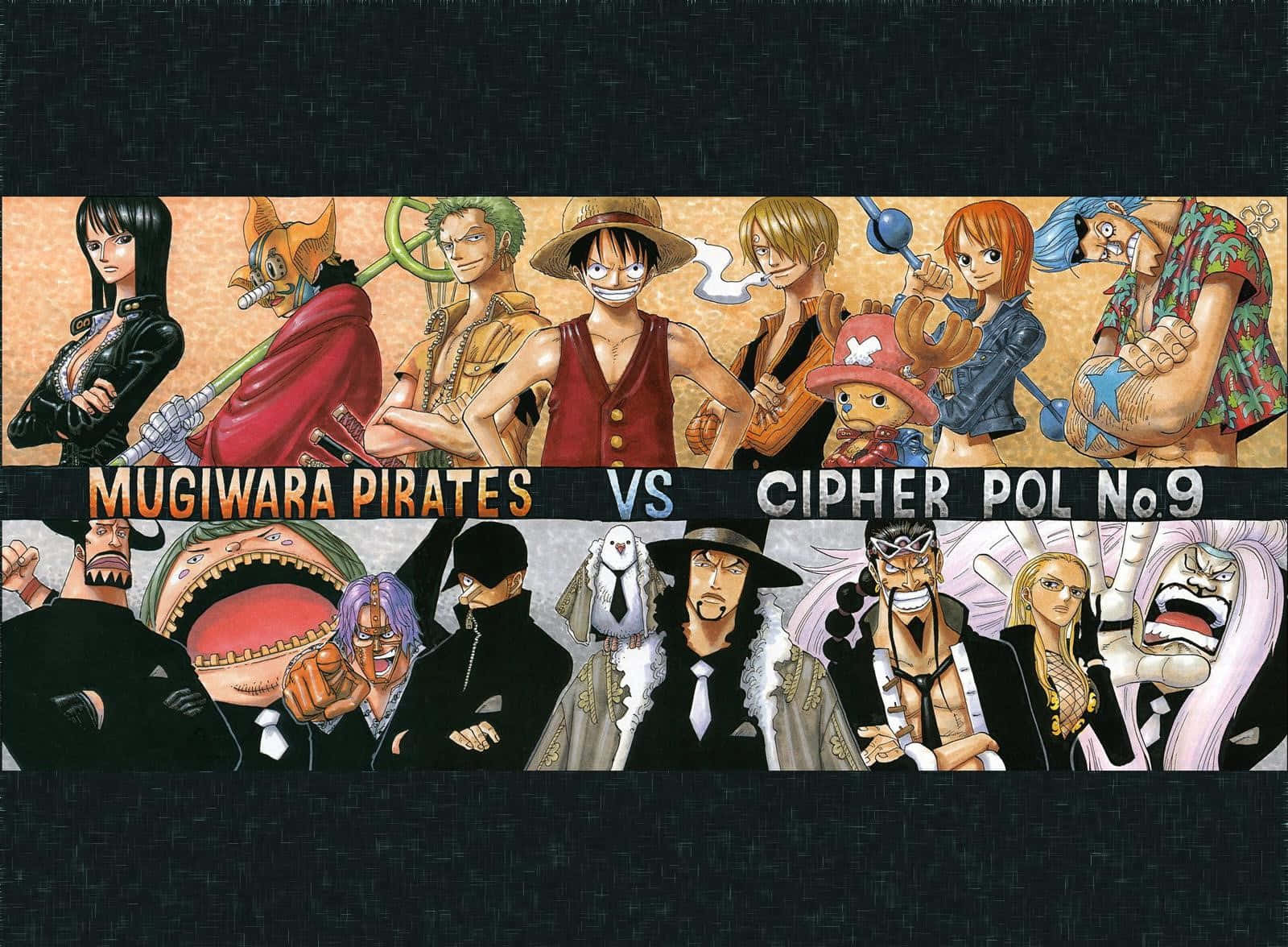 One Piece Mugiwara Piratesvs Cipher Pol No9 Wallpaper