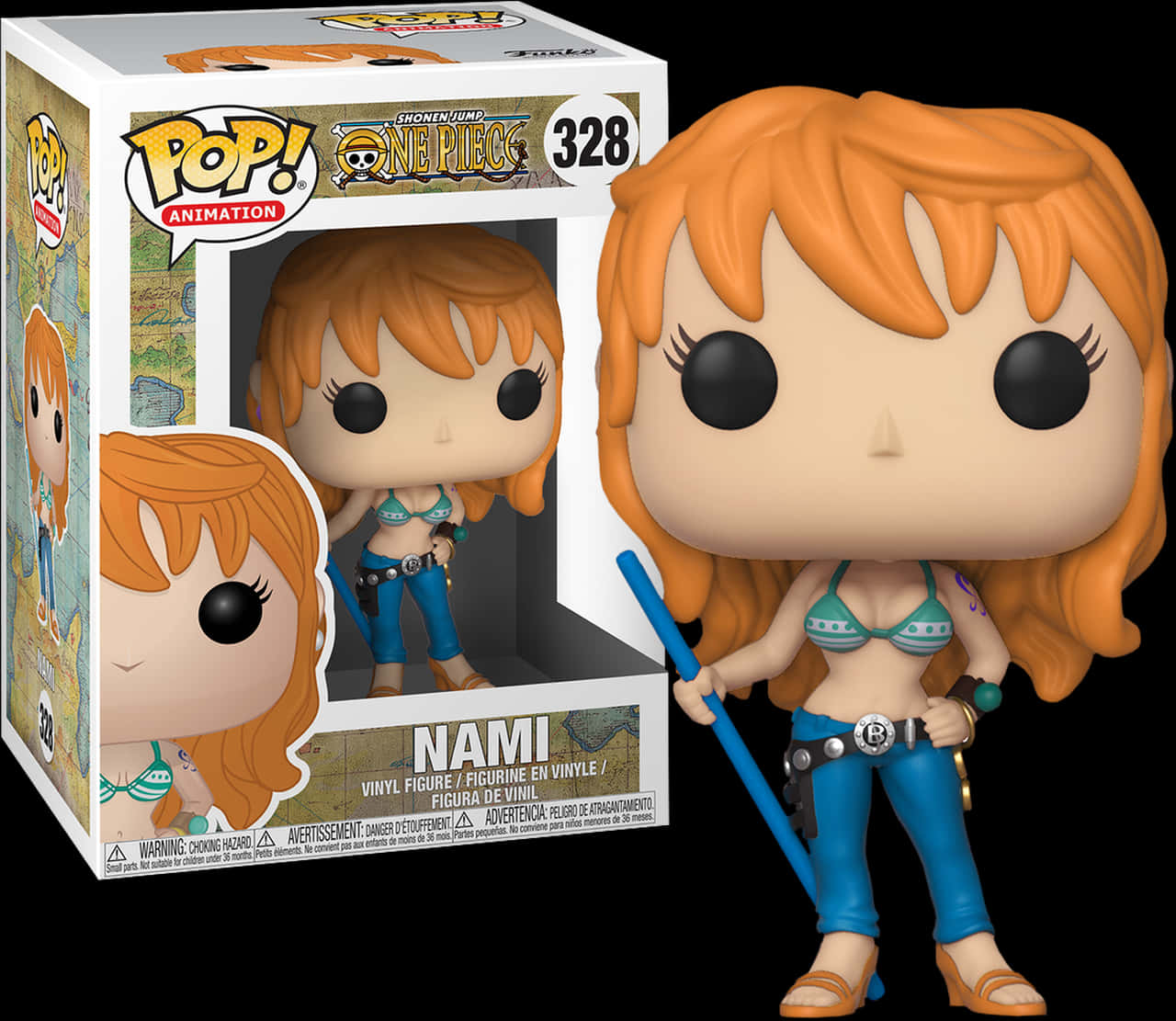 One Piece Nami Funko Pop Figure328 PNG