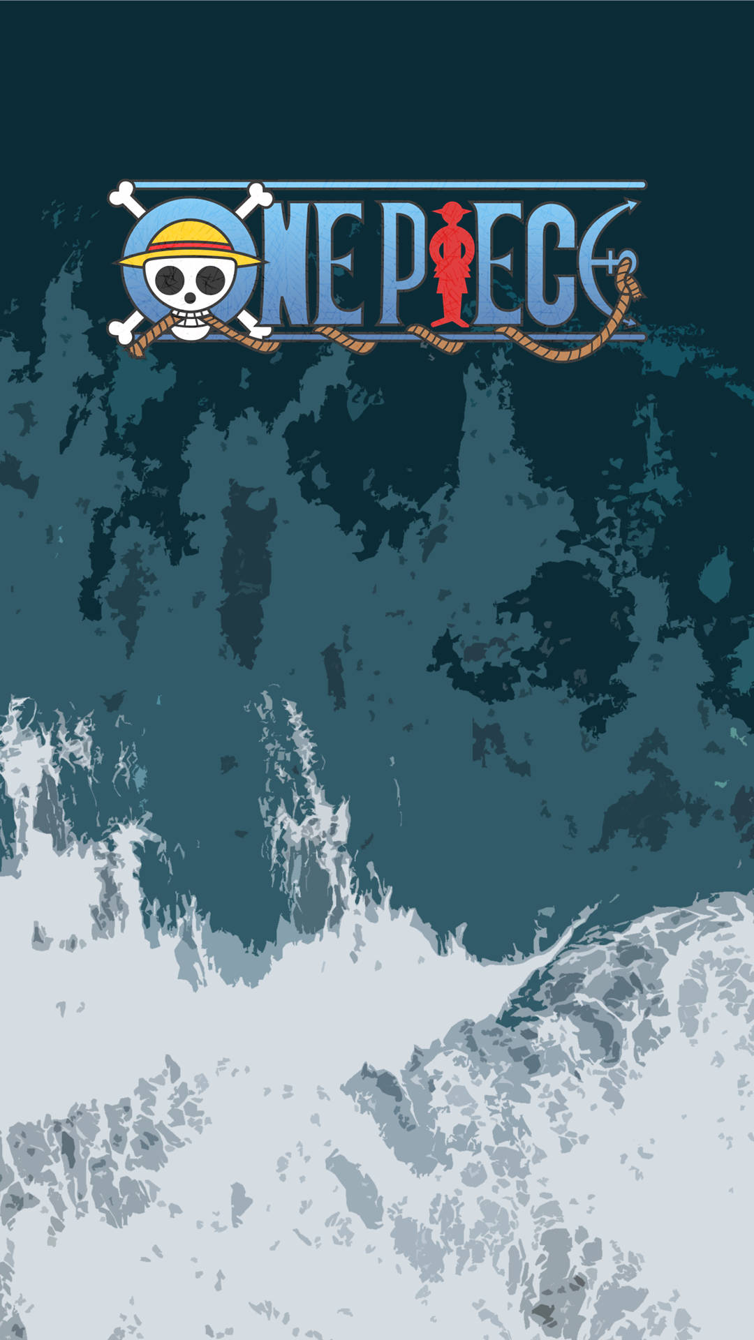 One Piece Ocean Logo Wallpaper