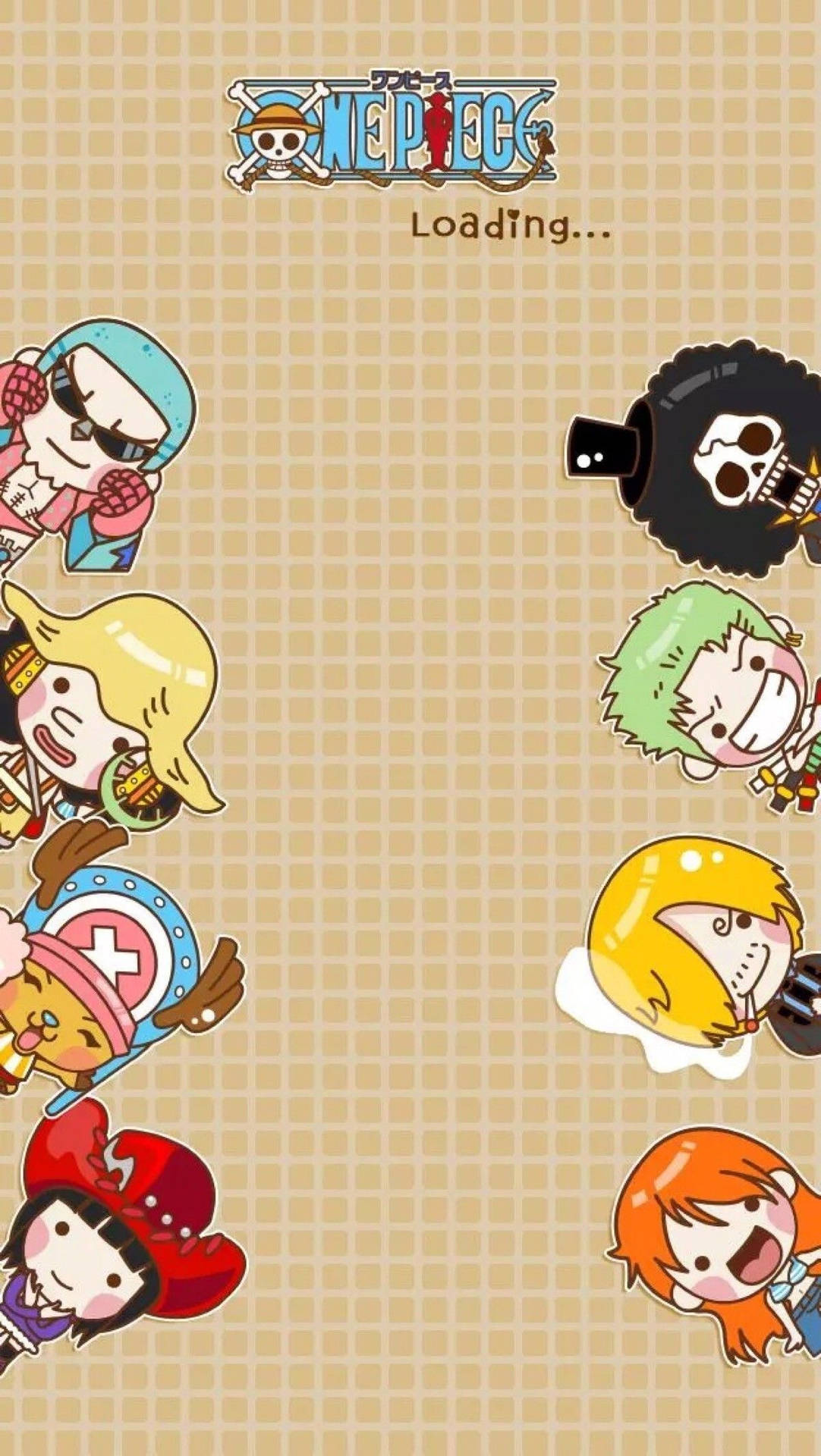 One Piece Phone Cute Straw Hat Pirates Peeking In