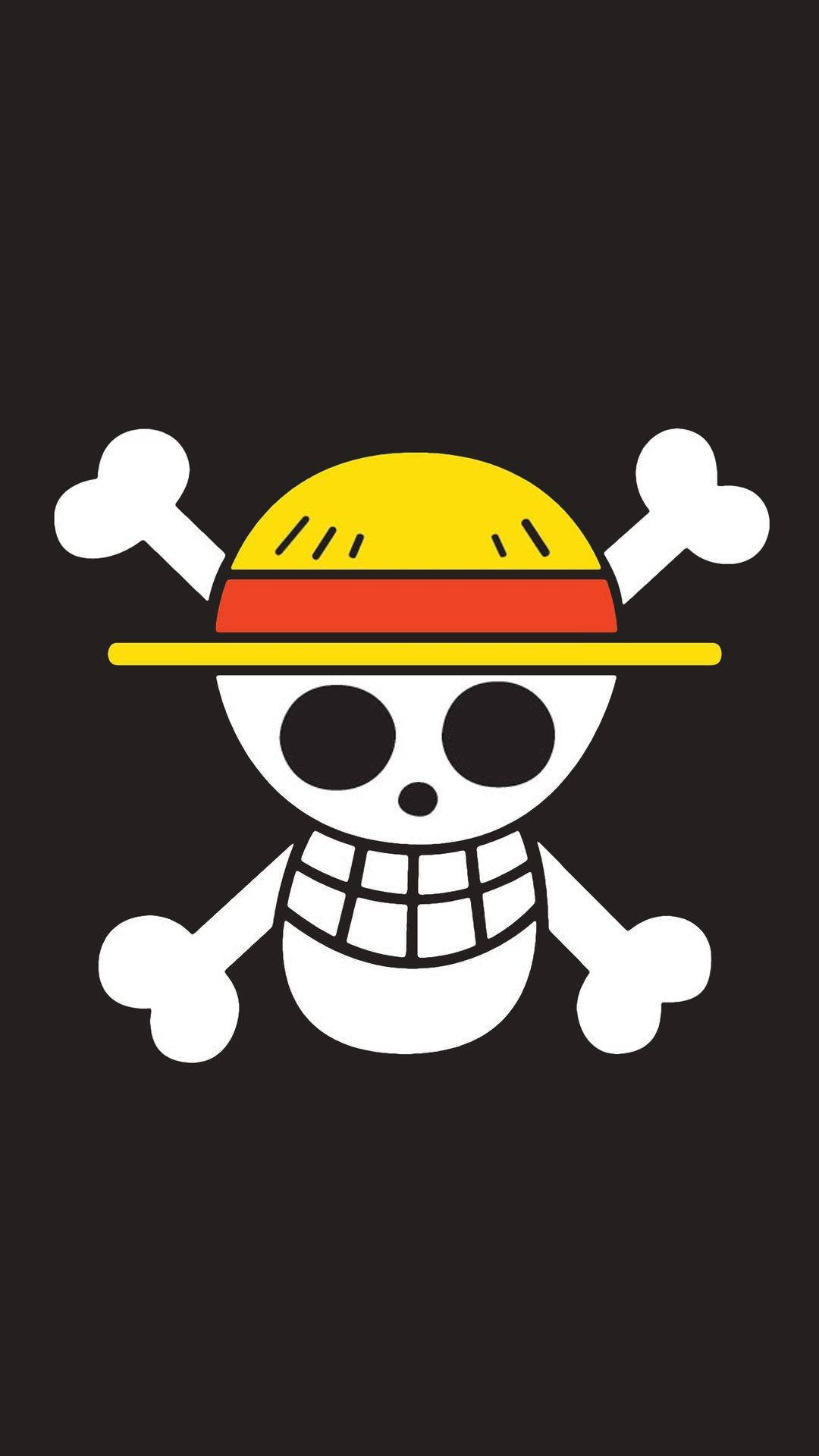 One Piece Phone Jolly Roger On Black