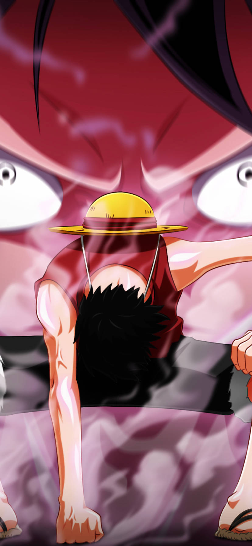 One Piece Phone Luffy Fist On Ground