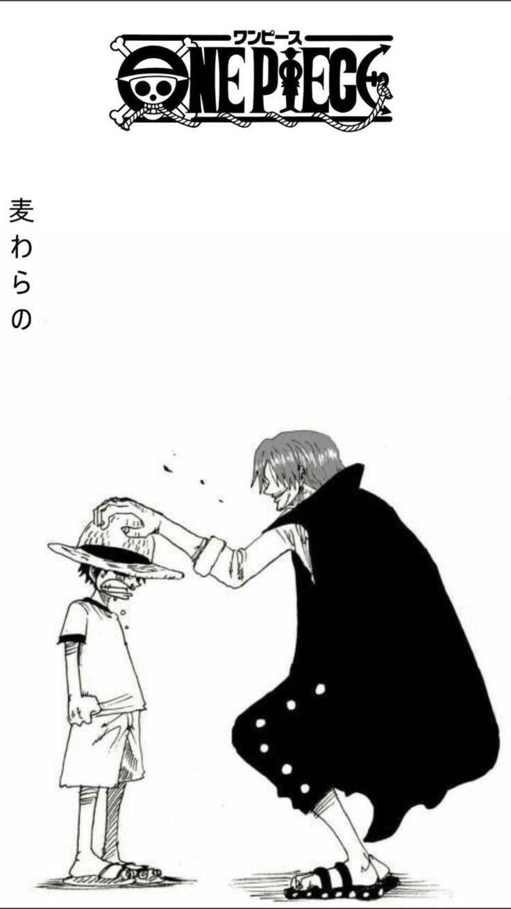 One Piece Phone Shanks Giving Straw Hat To Luffy