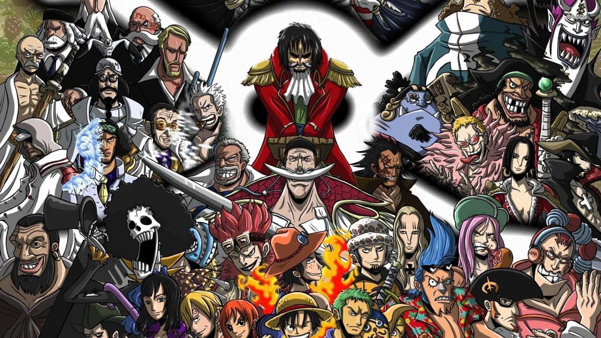 Immaginedei Pirati Di Barbabianca Di One Piece