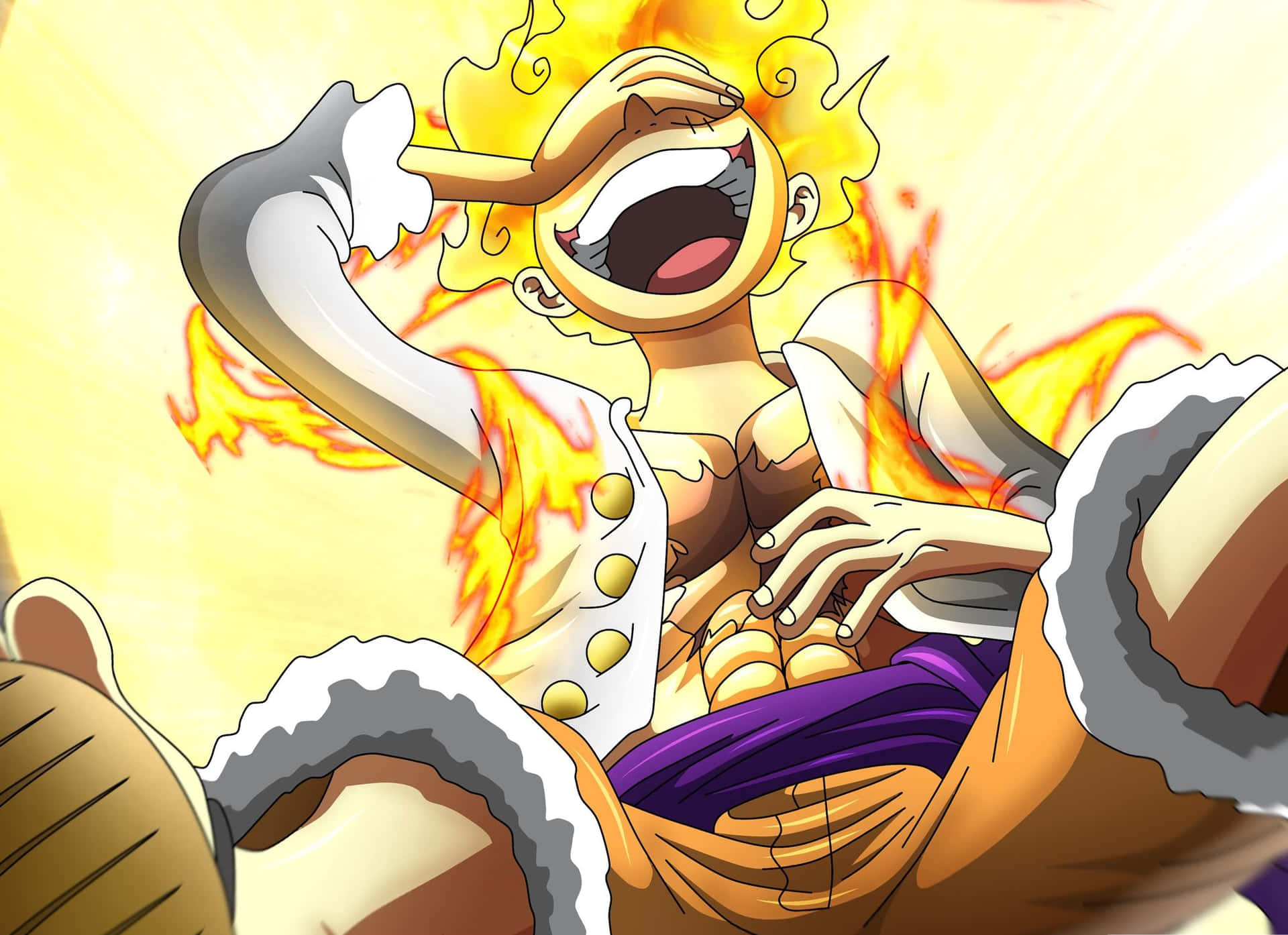 One Piece Laughing Luffy Picture