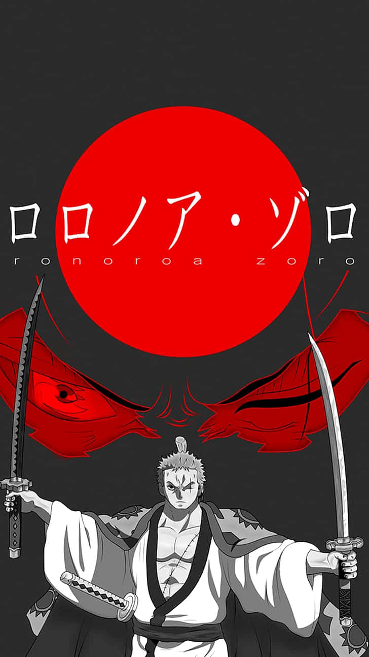 Enbild På Roronoa Zoro Från One Piece.