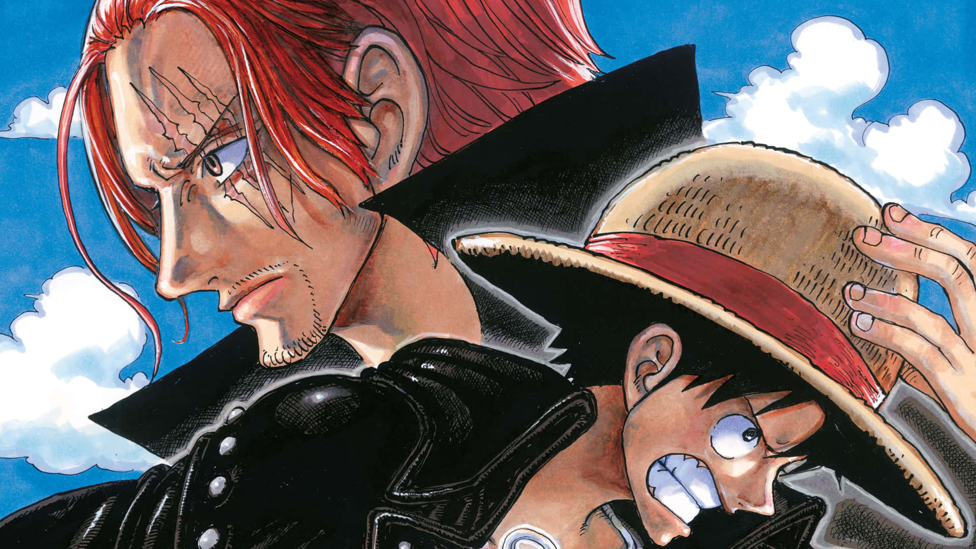 One Piece Shanks And Luffy Picture