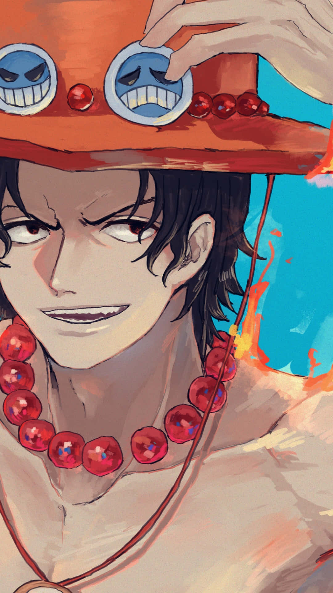 One Piece Portgas D Ace Smile Wallpaper