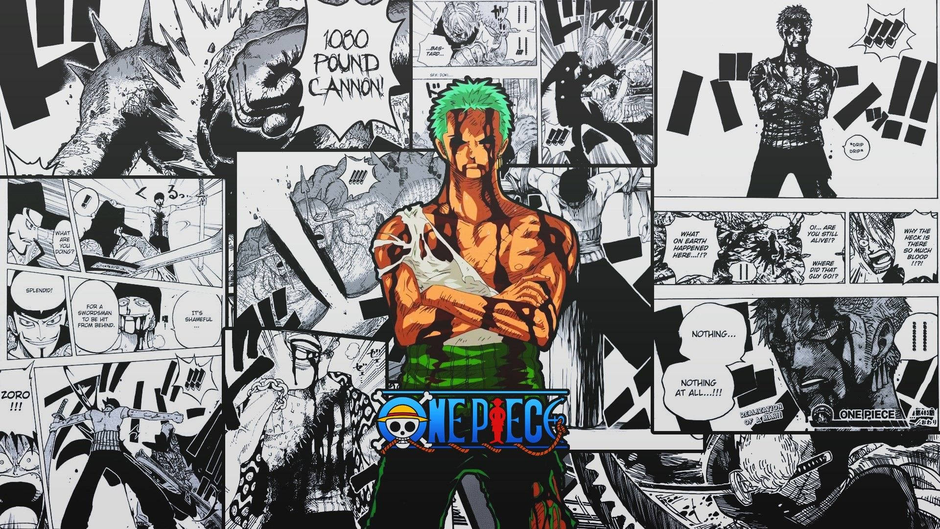 Roronoa Zoro - One Piece's Fierce Swordsman Wallpaper