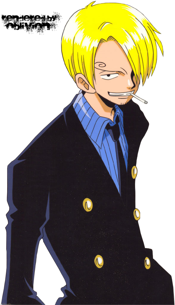 One Piece Sanji Character Art PNG