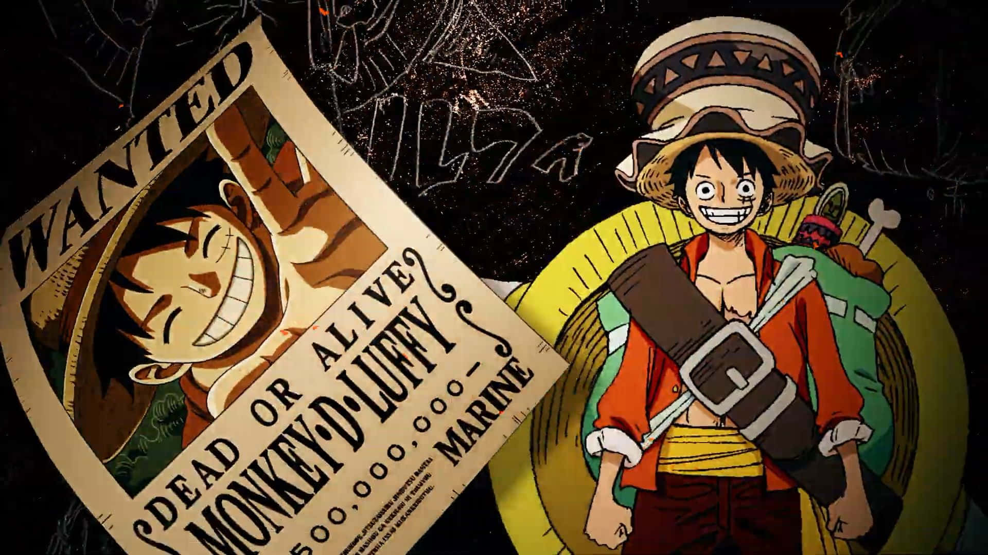 Join Luffy and the rest of the Straw Hat Pirates on their latest high-stakes quest in One Piece Stampede. Wallpaper