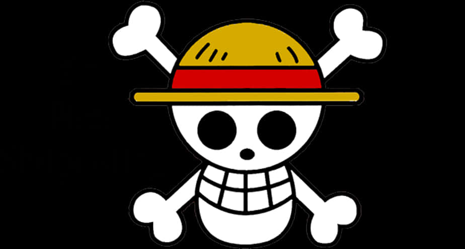 Download One Piece Straw Hat Jolly Roger | Wallpapers.com