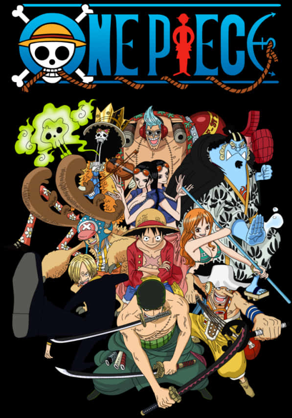 Download One Piece Straw Hat Pirates Illustration | Wallpapers.com