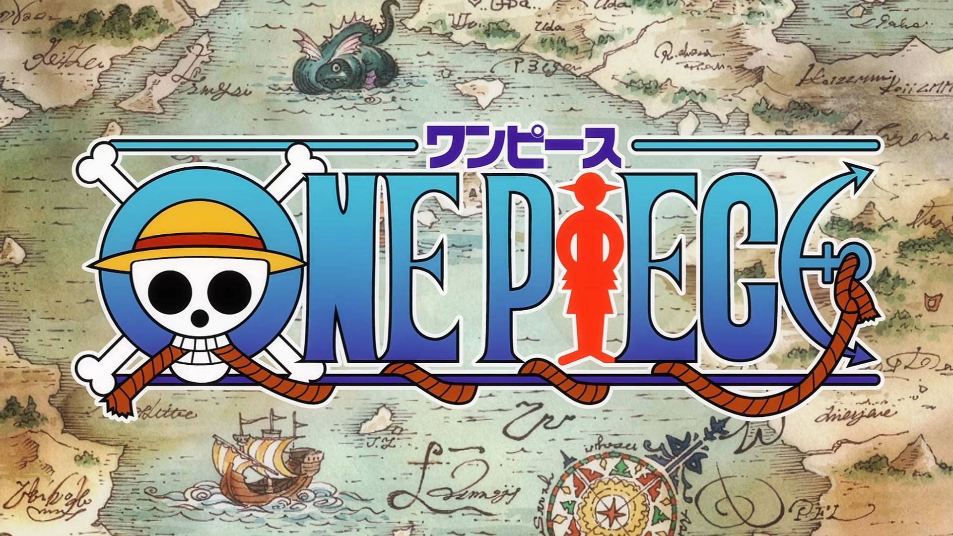 Títulode One Piece. Fondo de pantalla