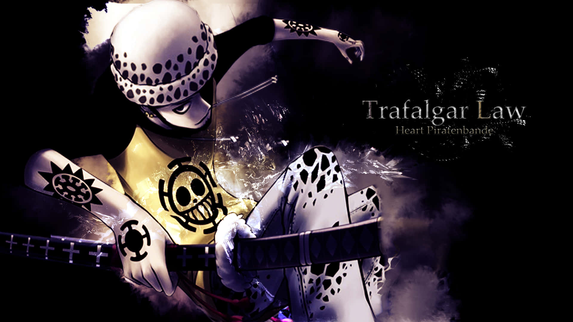 Pirate doctor with a devilish smile - Trafalgar Law from One Piece Wallpaper