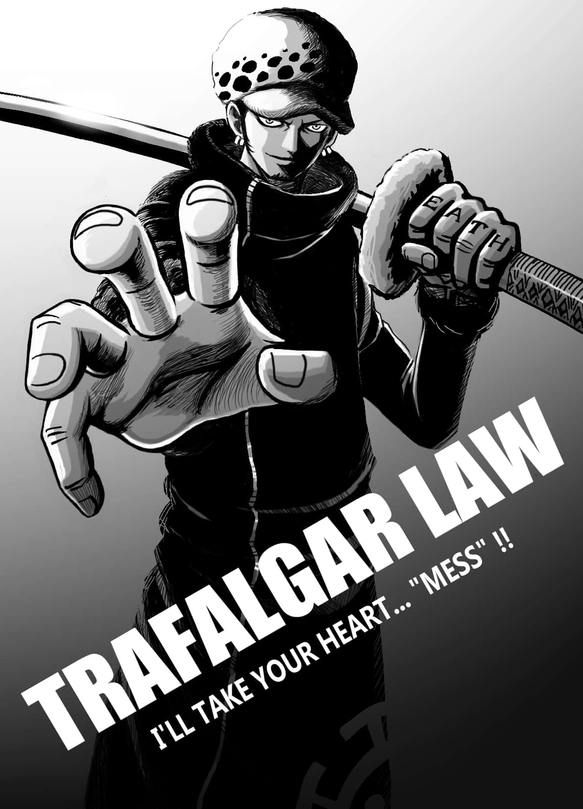 "Trafalgar Law, Bearer of the Sword of Justice" Wallpaper