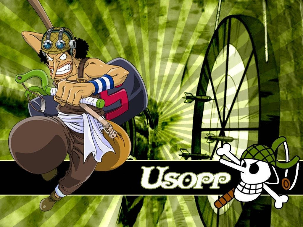 One Piece Usopp Green Aesthetic