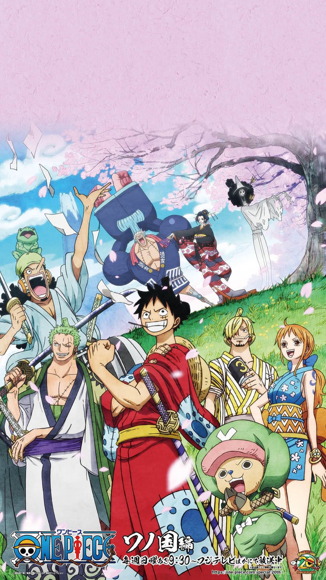 Ein Poster Von One Piece Wano 4k Reverie Staffel 20 Wallpaper