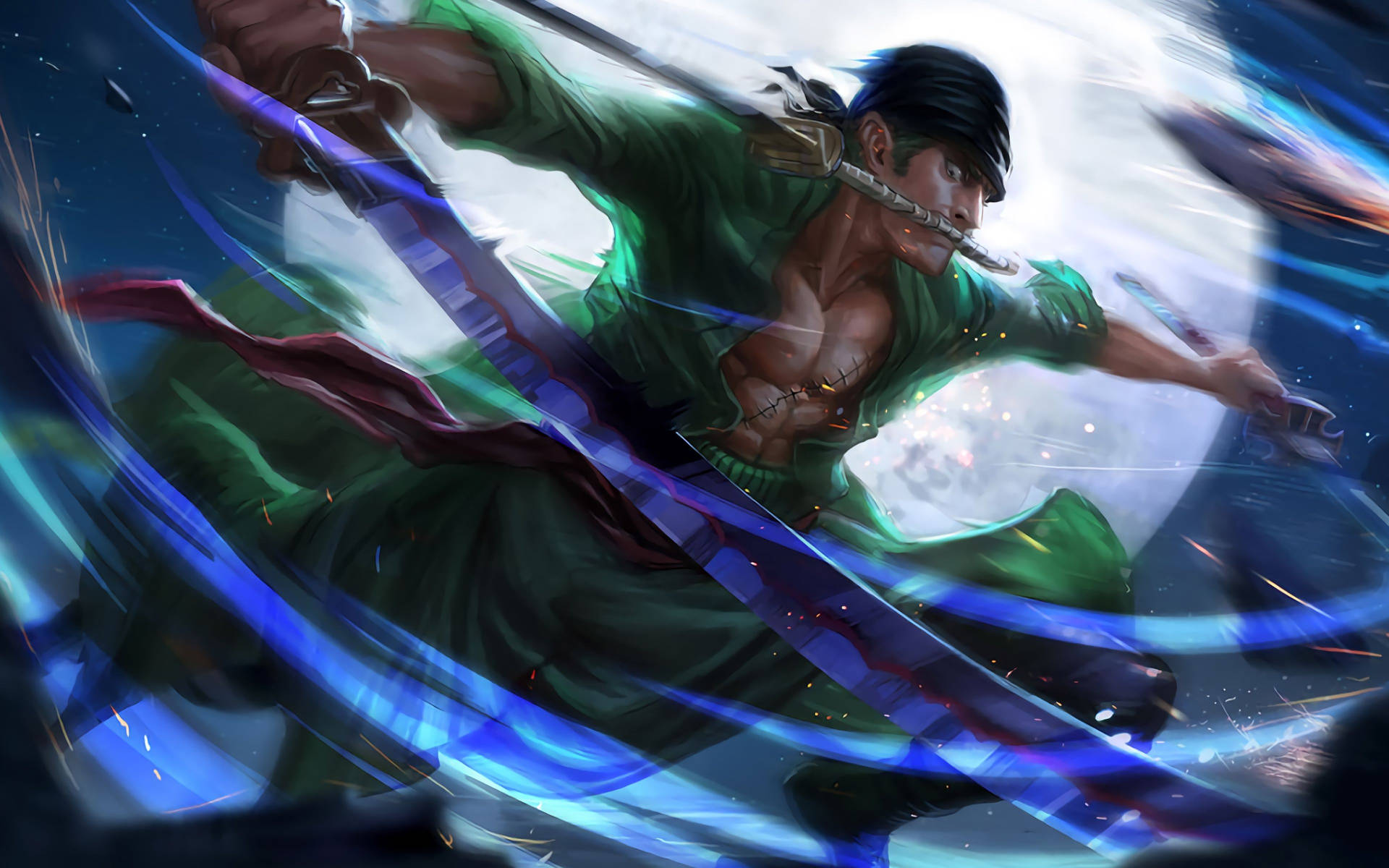 Umapeça Zoro 4k Slash. Papel de Parede