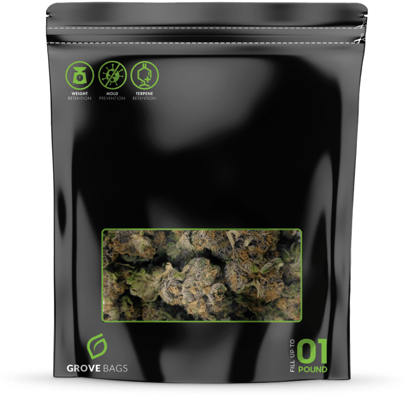 One Pound Cannabis Storage Bag PNG