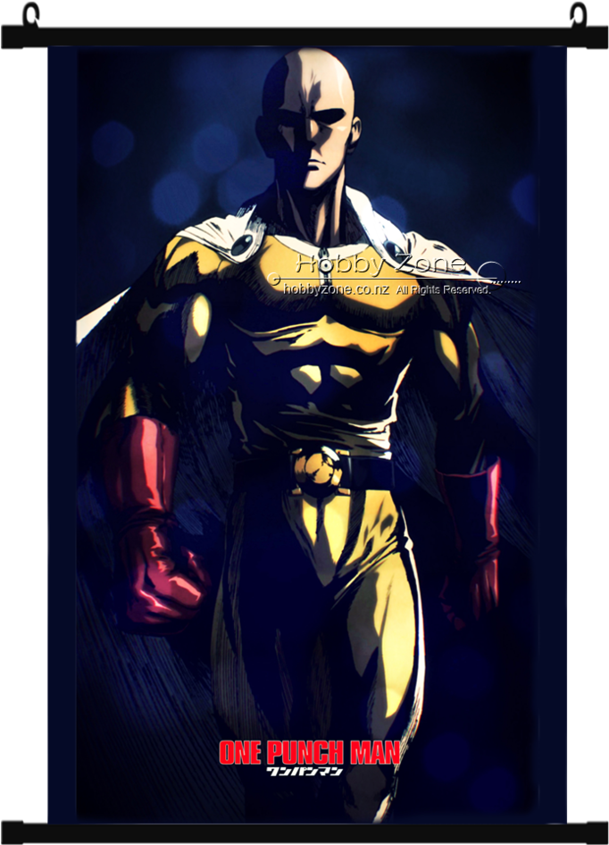 One Punch Man Anime Poster PNG