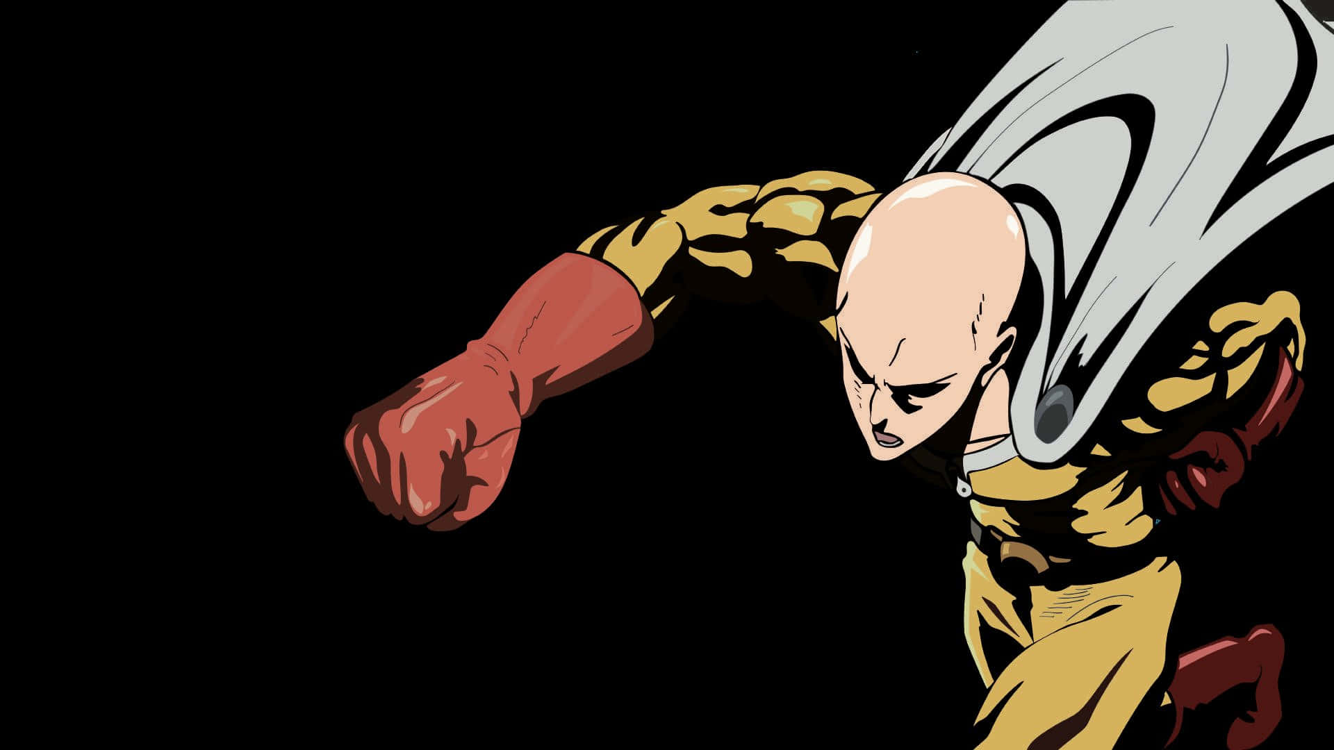 One-Punch Man battles evil forces with a single punch