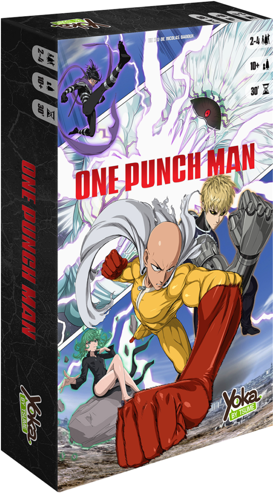 One Punch Man Board Game Cover Art PNG