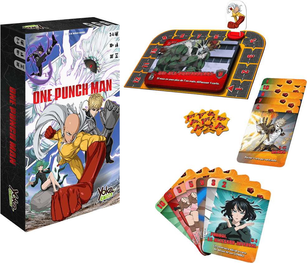 One Punch Man Board Game Set PNG