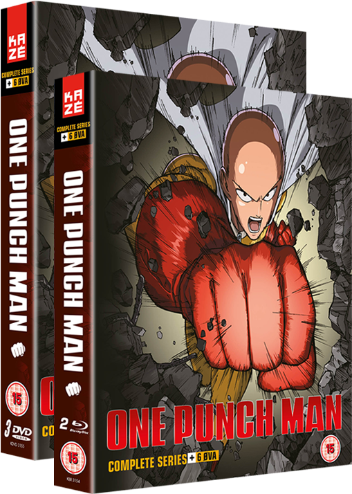 One Punch Man Complete Series D V D Cover PNG