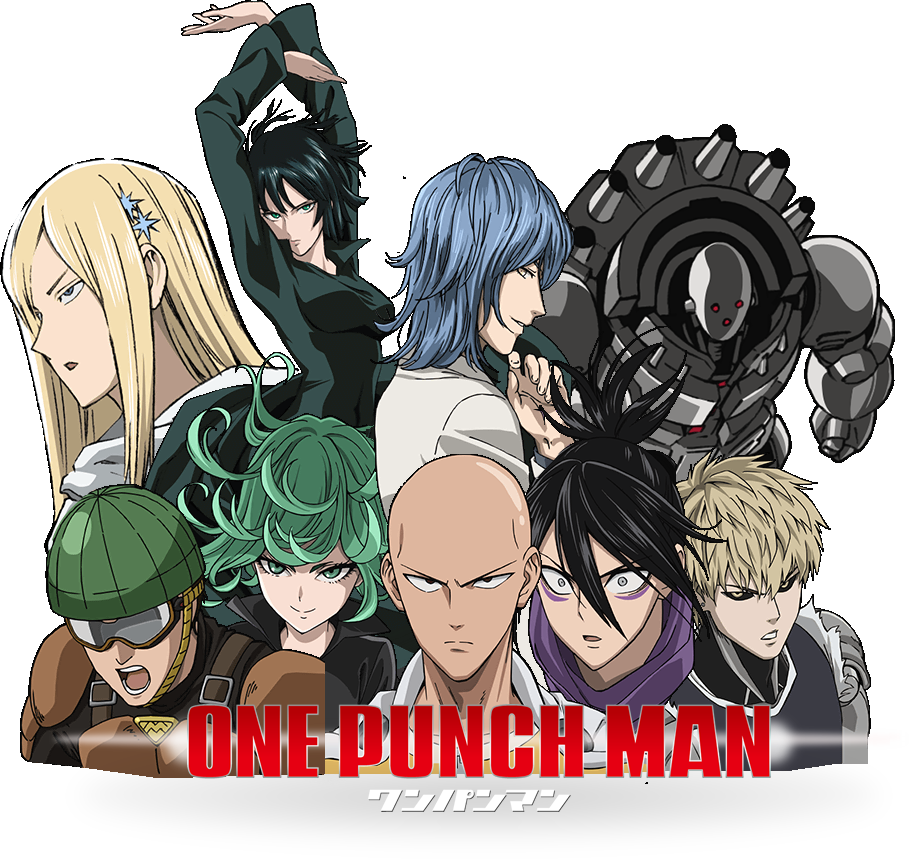 One Punch Man Group Characters PNG