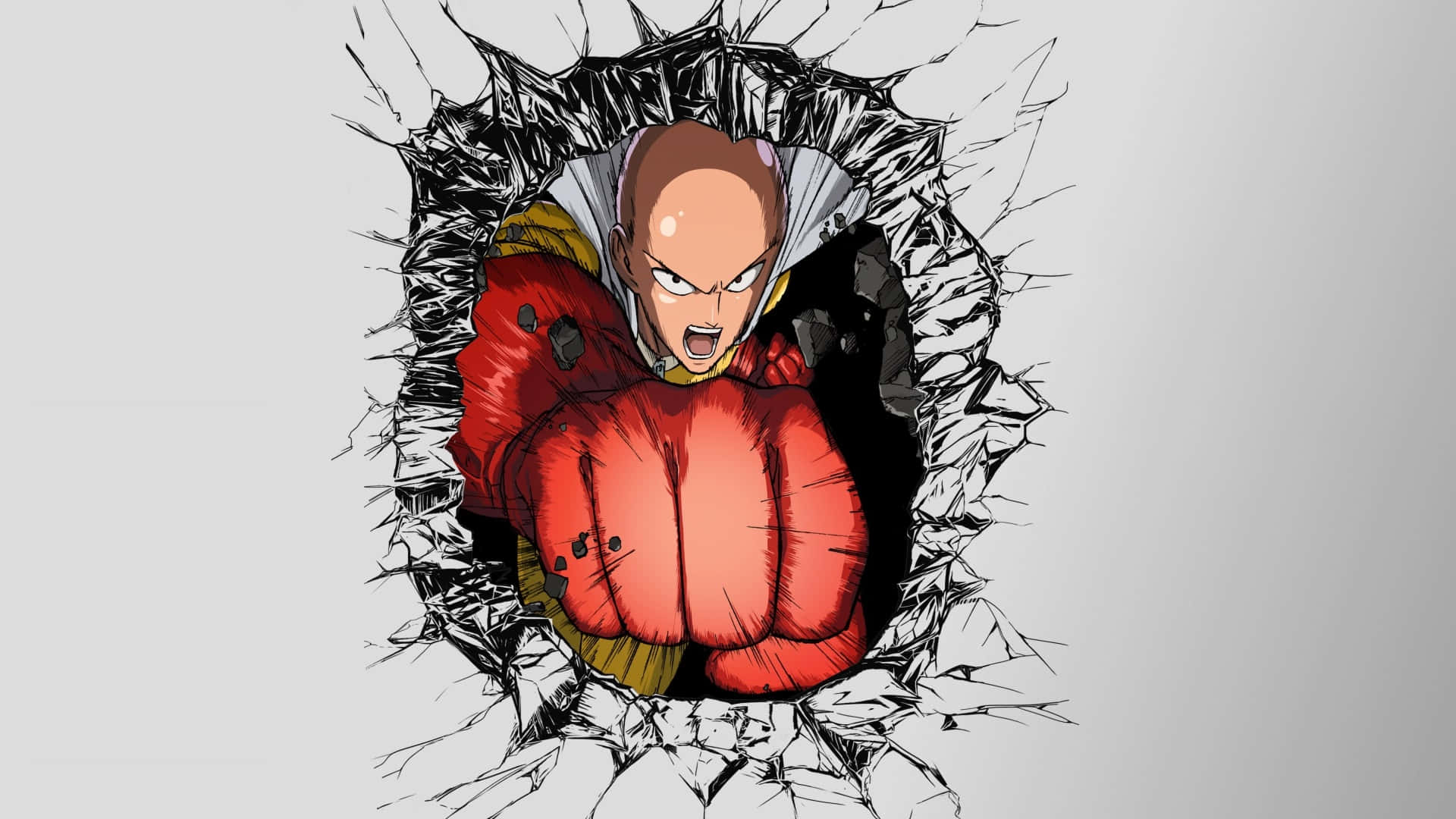 Download One Punch Man Minimalist Wallpapers HD Wallpaper