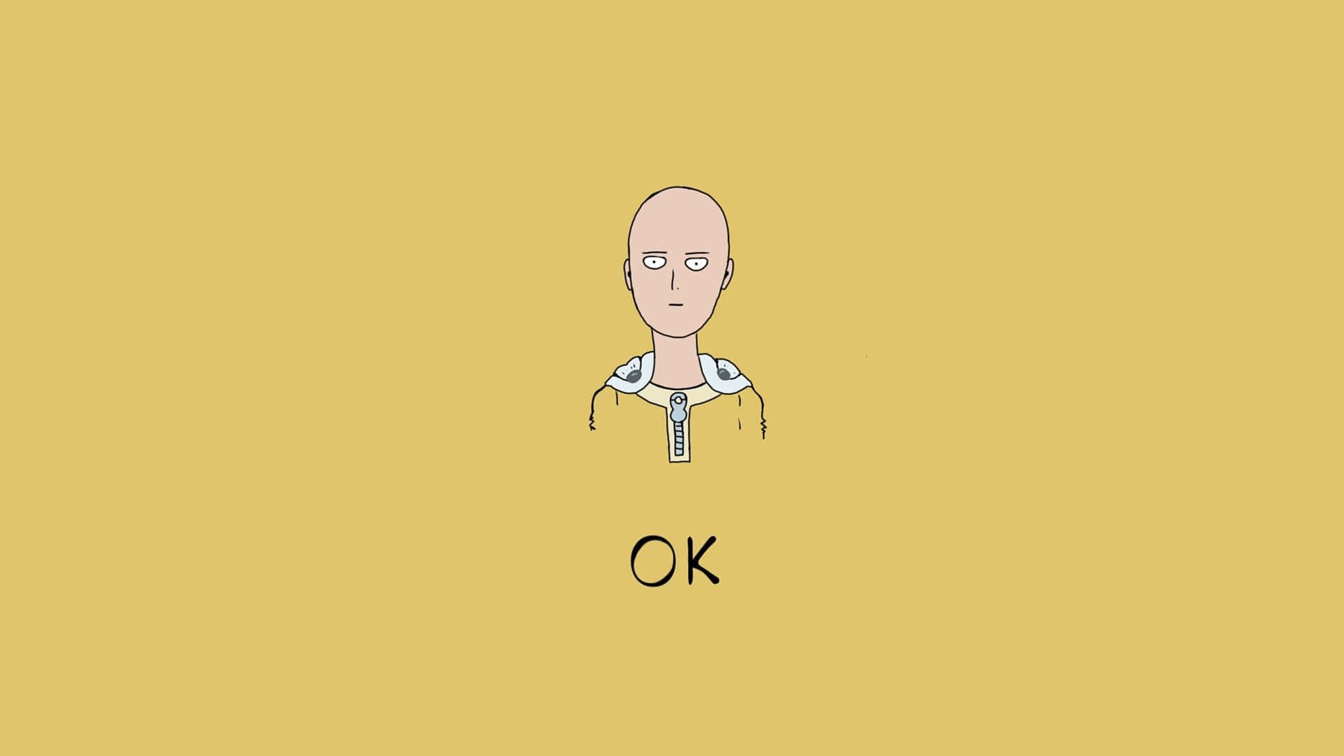 One Punch Man Minimalist Art Wallpaper