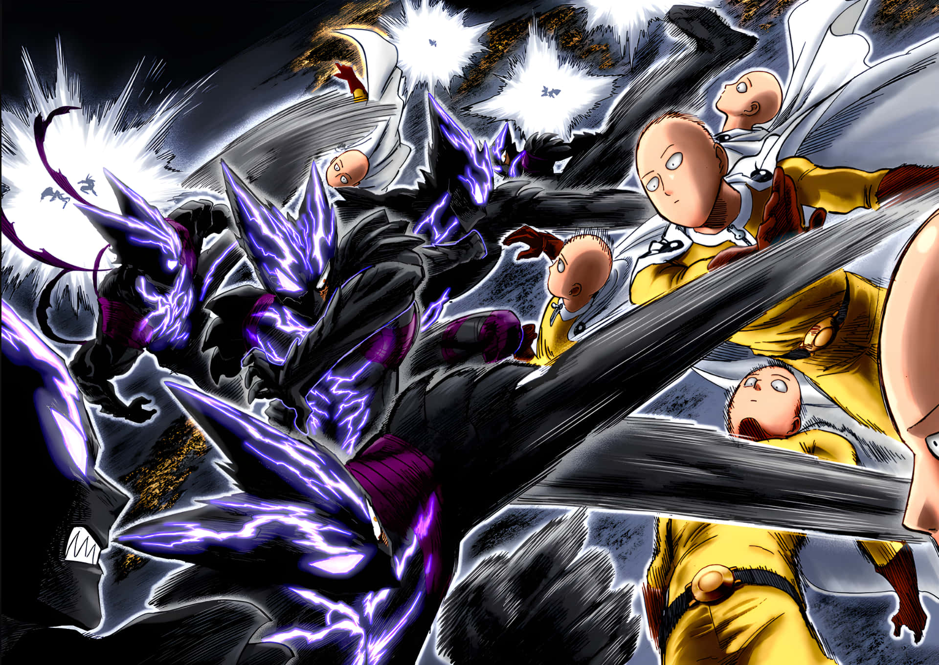 3840x2160 Resolution Powerfull Saitama One-Punch Man 4K Wallpaper