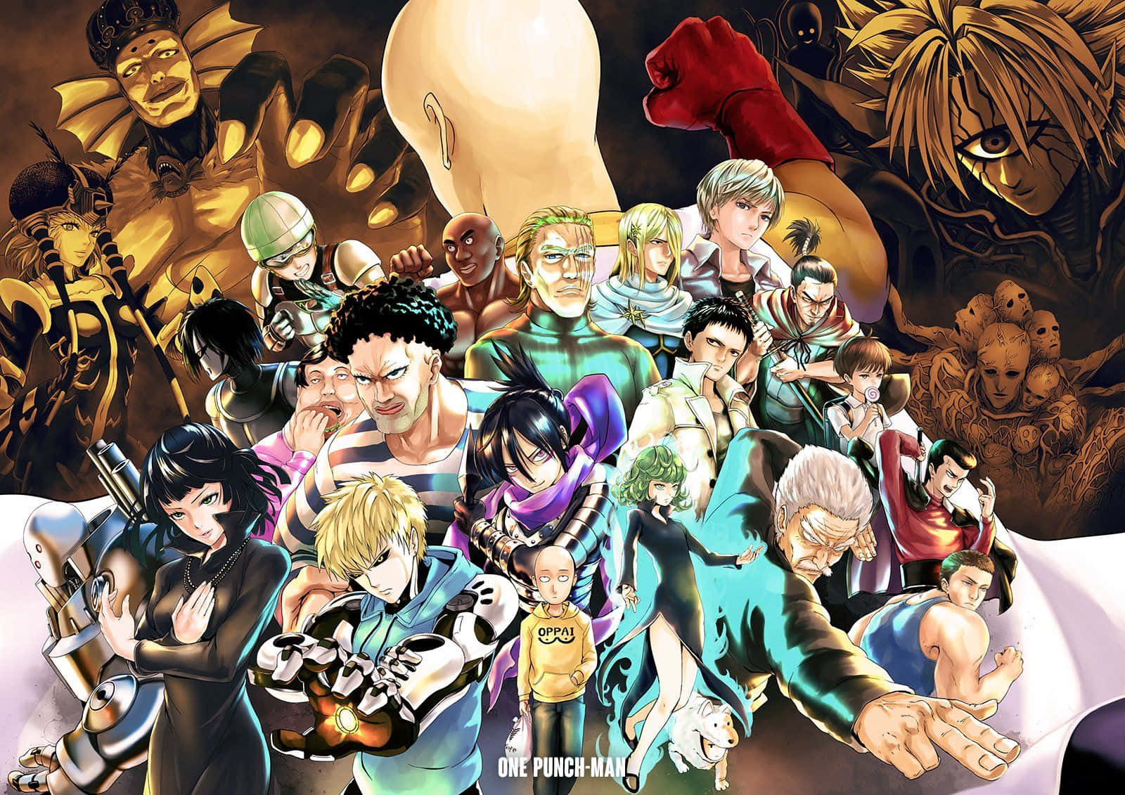 Download One Punch Man Season 2 Heroes Unite Wallpaper