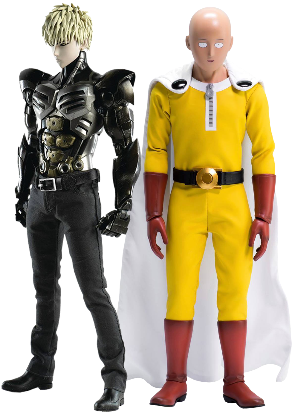 One Punch Manand Genos Figures PNG