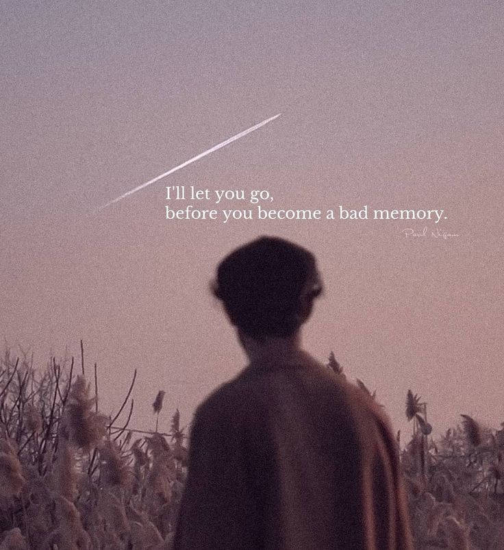 One-sided Love Bad Memory Quote Background