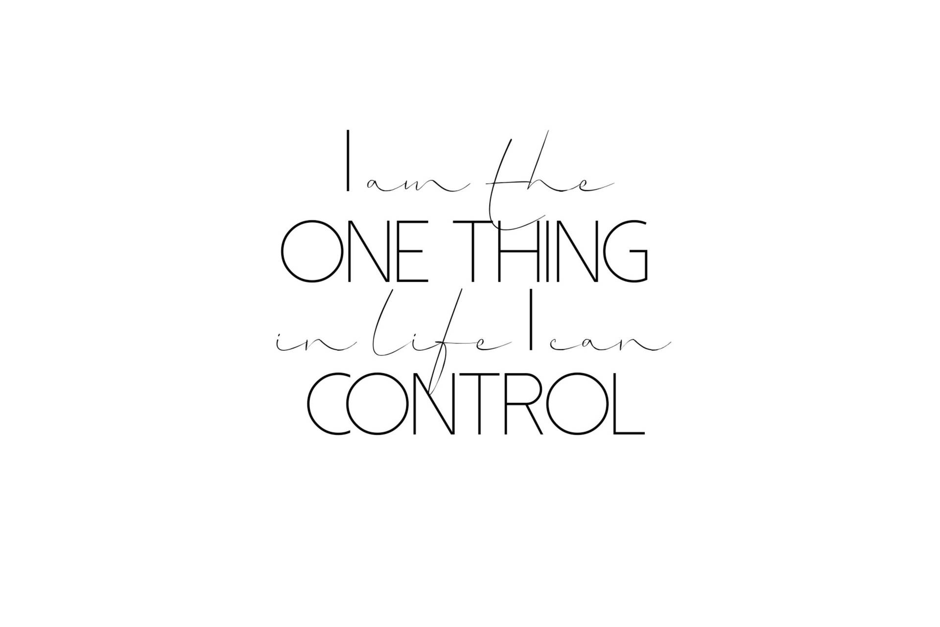 One Thing Quotes Desktop Wallpaper
