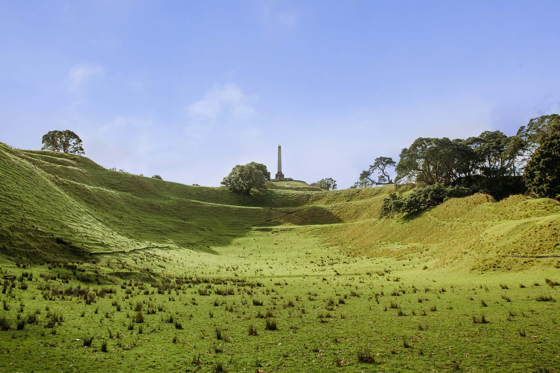 One Tree Hill Auckland Monument Wallpaper