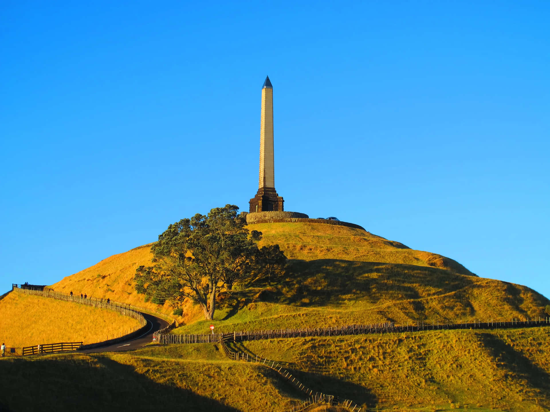 One Tree Hill Monument Auckland Wallpaper