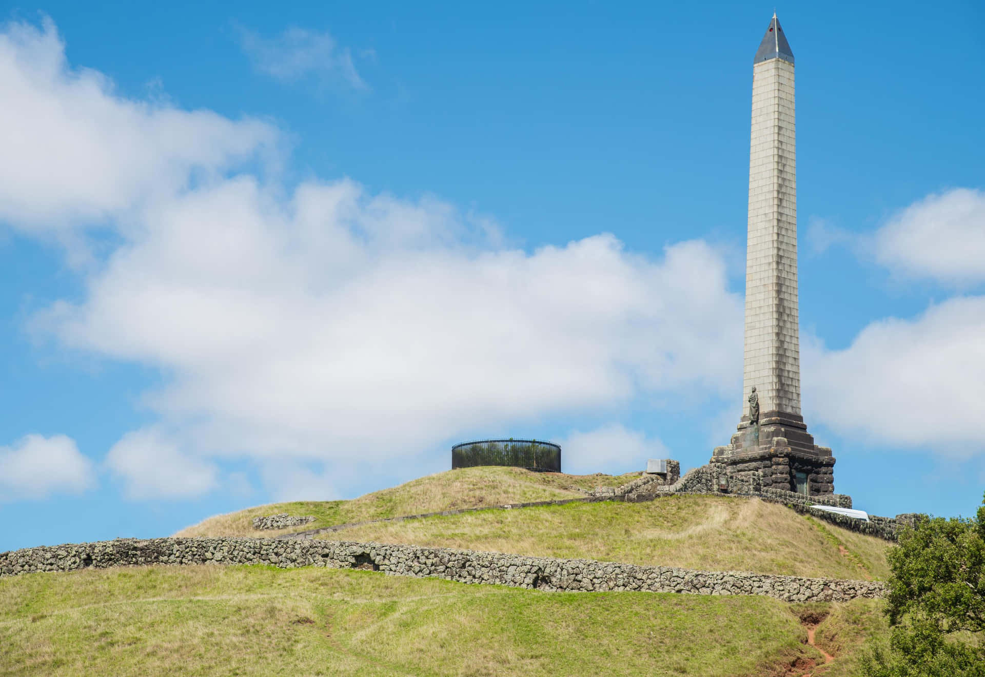 One Tree Hill Monument Auckland Achtergrond