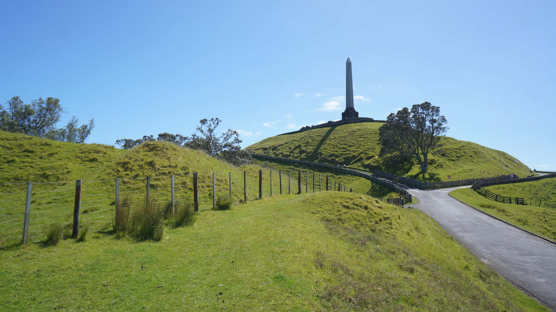 One Tree Hill Monument Auckland Wallpaper