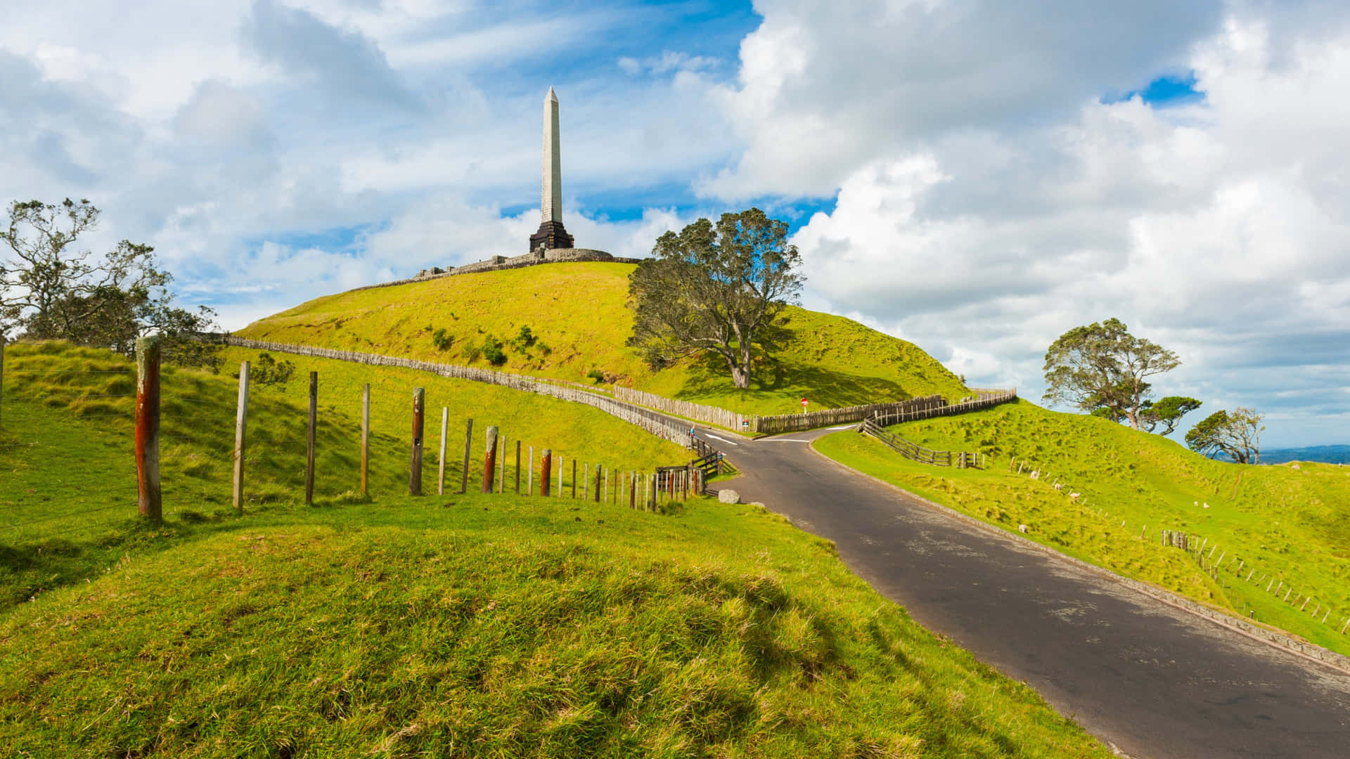 One Tree Hill Monument Auckland Wallpaper